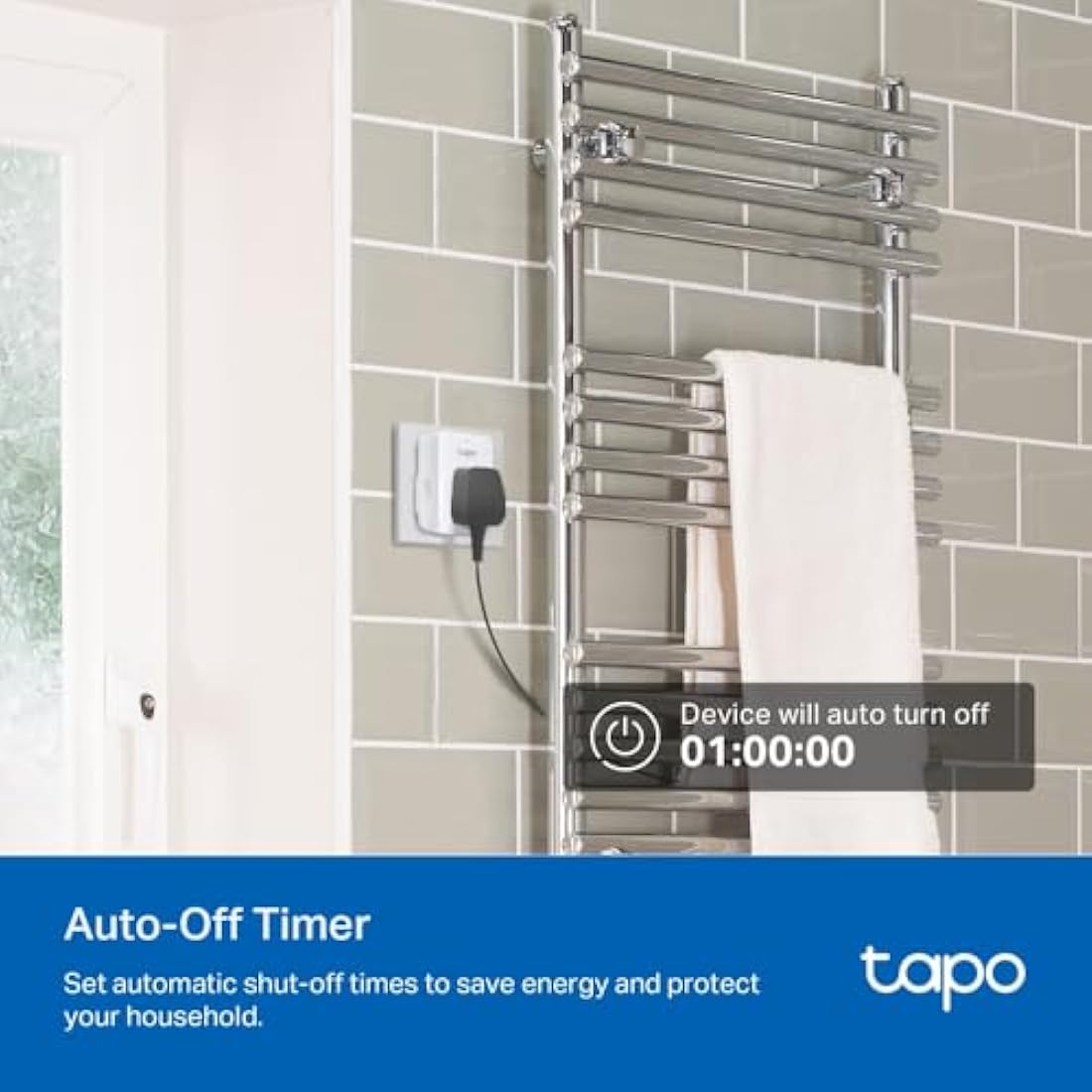 TP-Link Tapo P110 Smart Plug (4-Pack) - WiFi Outlet with Energy Monitoring