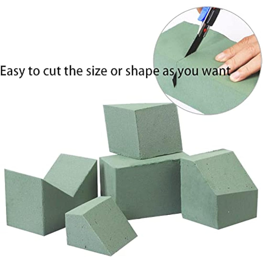 ZOENHOU 8 Pack Floral Foam Blocks | High Density Wet & Dry Flower Bricks