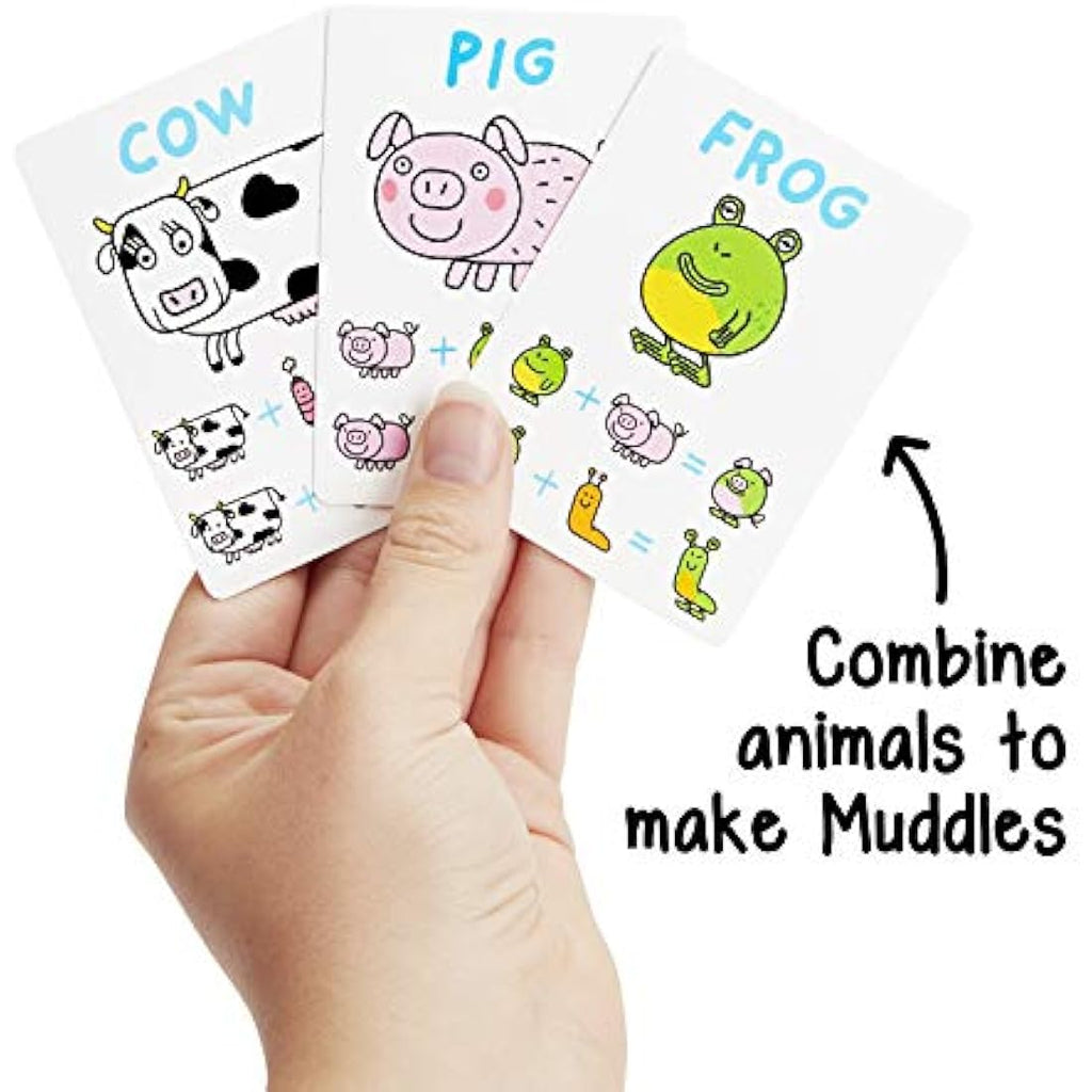 The Muddles Creative Animal Matching Card Game for Kids and Families