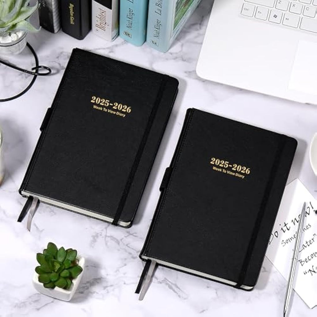 Academic Diary 2025-2026 | A5 Week to View Faux Leather
