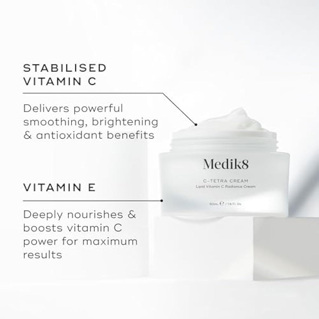 Medik8 C-Tetra Cream | Vitamin C Radiance Face Moisturizer - 50ml
