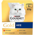 GOURMET Gold Pate Wet Cat Food Multipack - 48 x 85g Cans