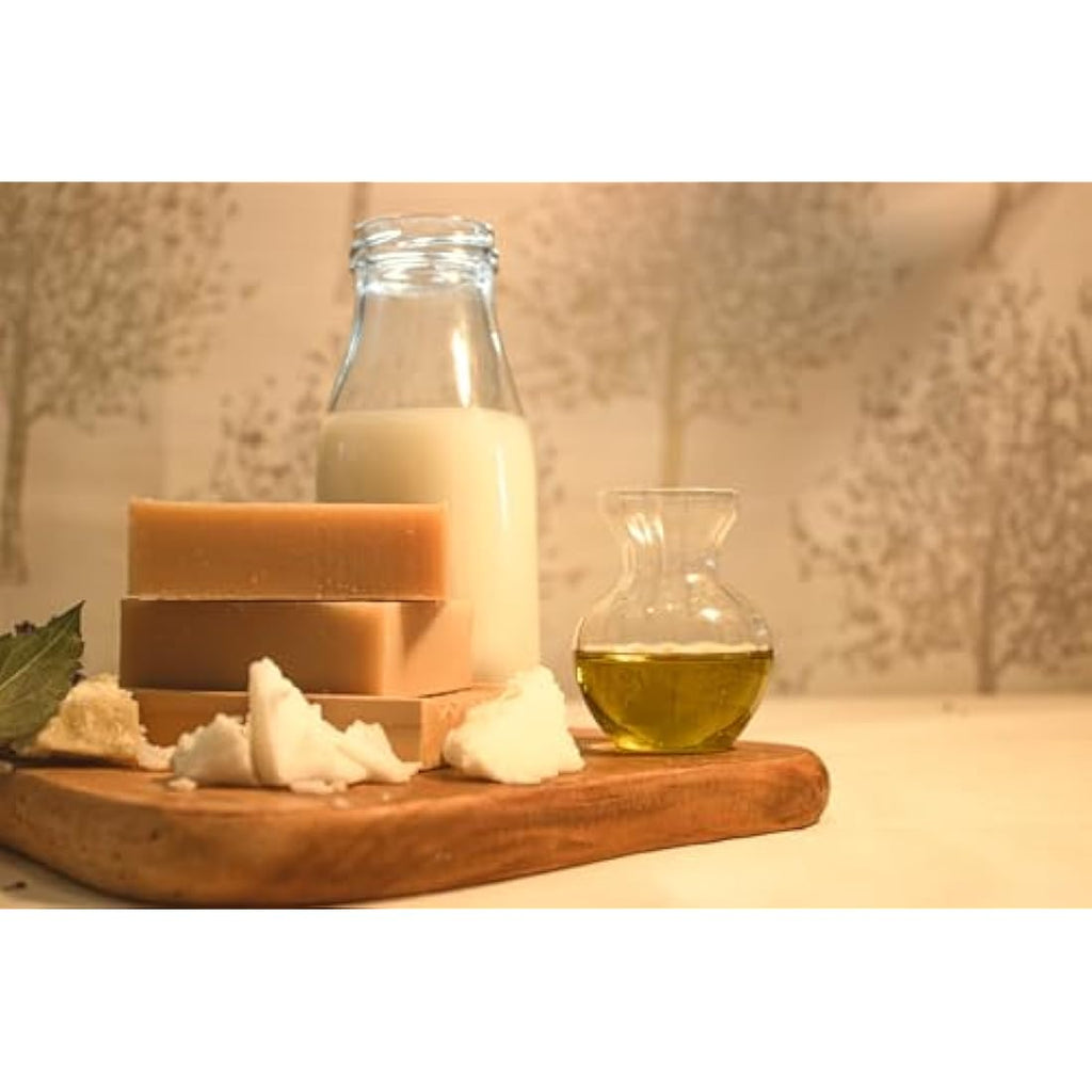 Neem Goats Milk Soap by Little Goat Soap Co – Handmade 4 x 100g Pack