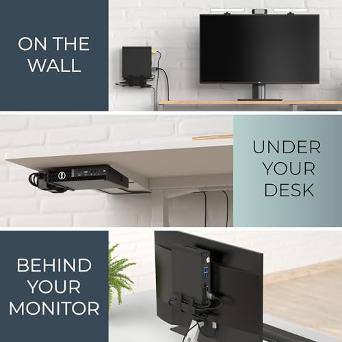 HumanCentric Dell OptiPlex Micro PC Mount | VESA, Under Desk & Wall Mount