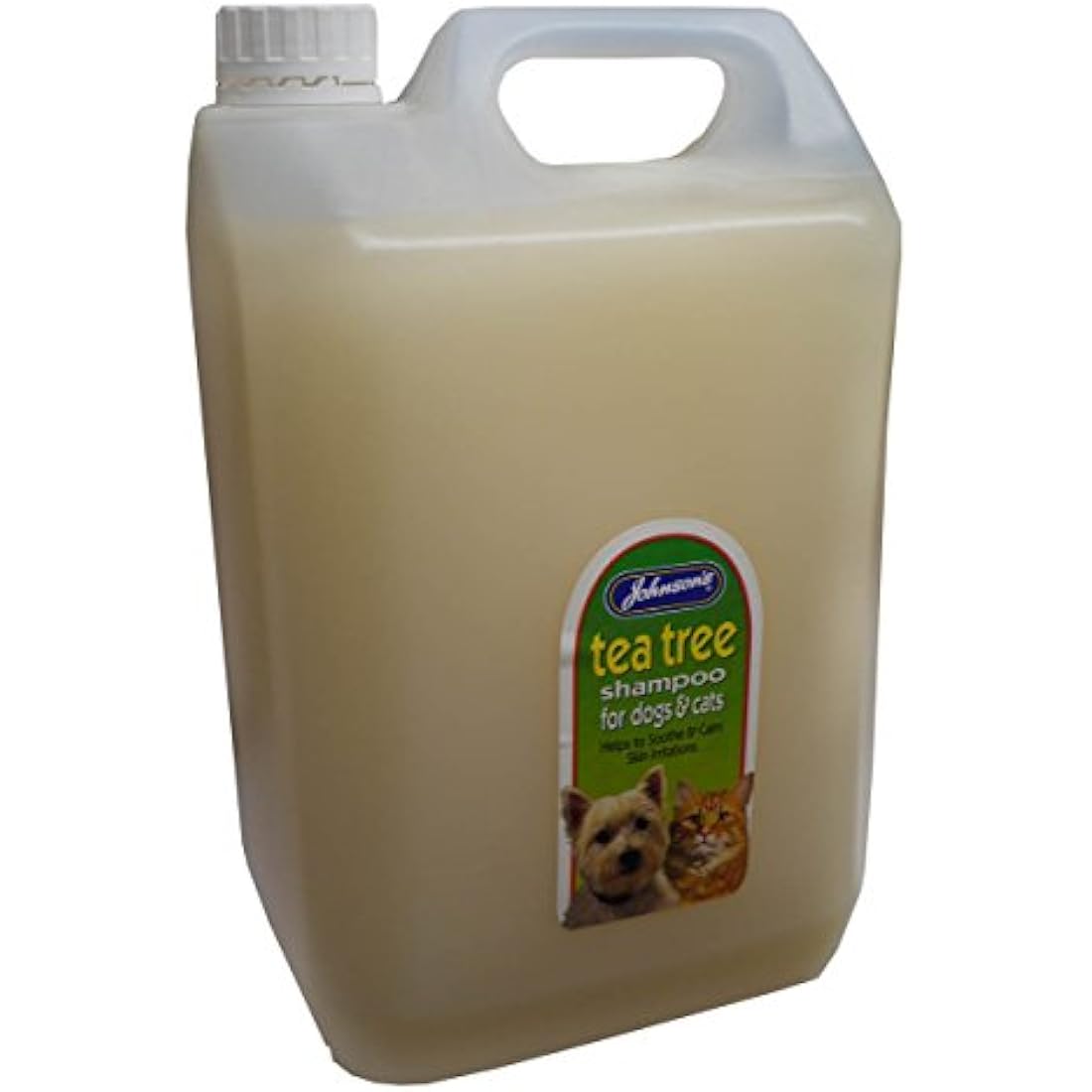 Johnson's Tea Tree & Aloe Vera Soothing Dog Shampoo - 5 Litre Bulk