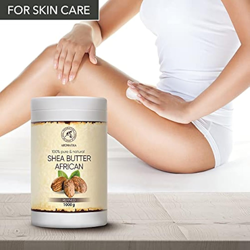 Jolof Store Refined Shea Butter 1000g – Pure Karite Body & Hair Care