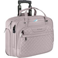 EMPSIGN Rolling Laptop Bag | 15.6 Inch Wheeled Briefcase with RFID, Pink