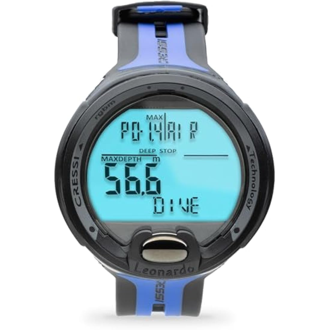 Cressi Leonardo Scuba Diving Computer - Air & Nitrox LCD Dive Monitor