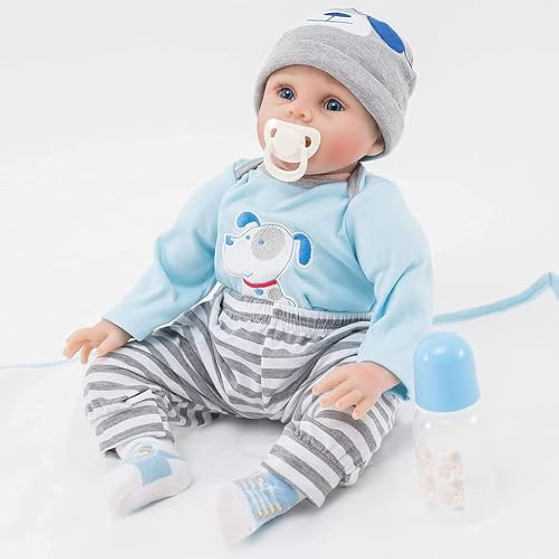 ZIYIUI 22 Inch Reborn Baby Doll | Realistic Silicone Vinyl Handmade Toy