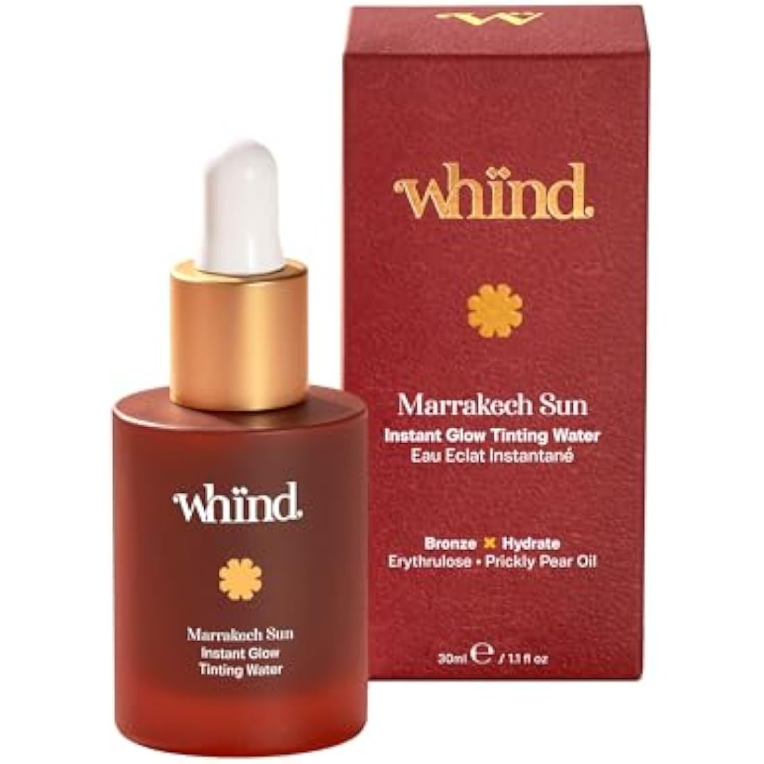 whind Marrakech Sun Self Tanning Drops - Hyaluronic Glow Serum - 30ml