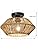 Rattan Ceiling Light – Hand-Woven Boho Farmhouse Chandelier