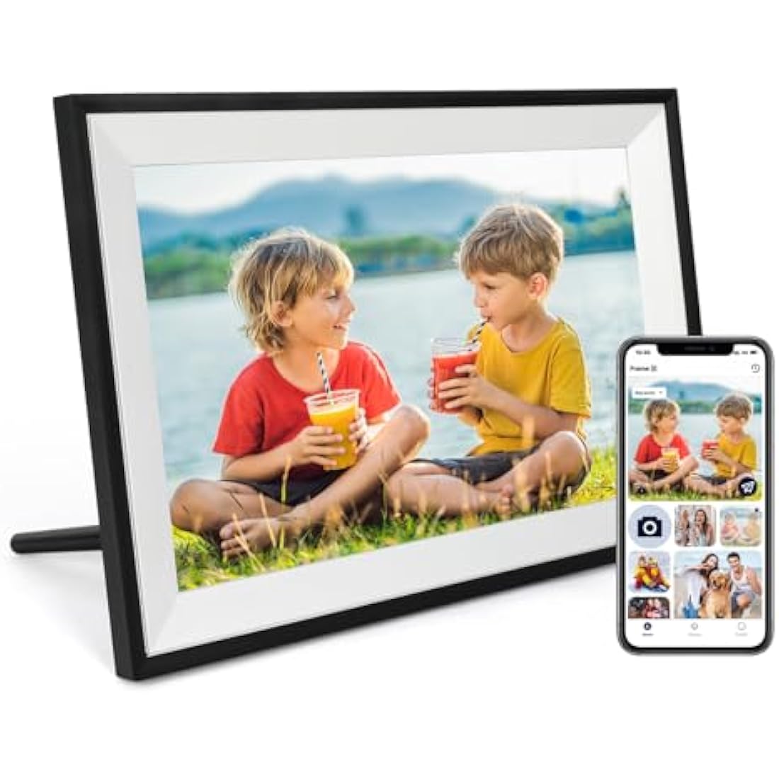 Jolof Store 10.1 Inch WiFi Digital Photo Frame | 32GB HD Touch Screen