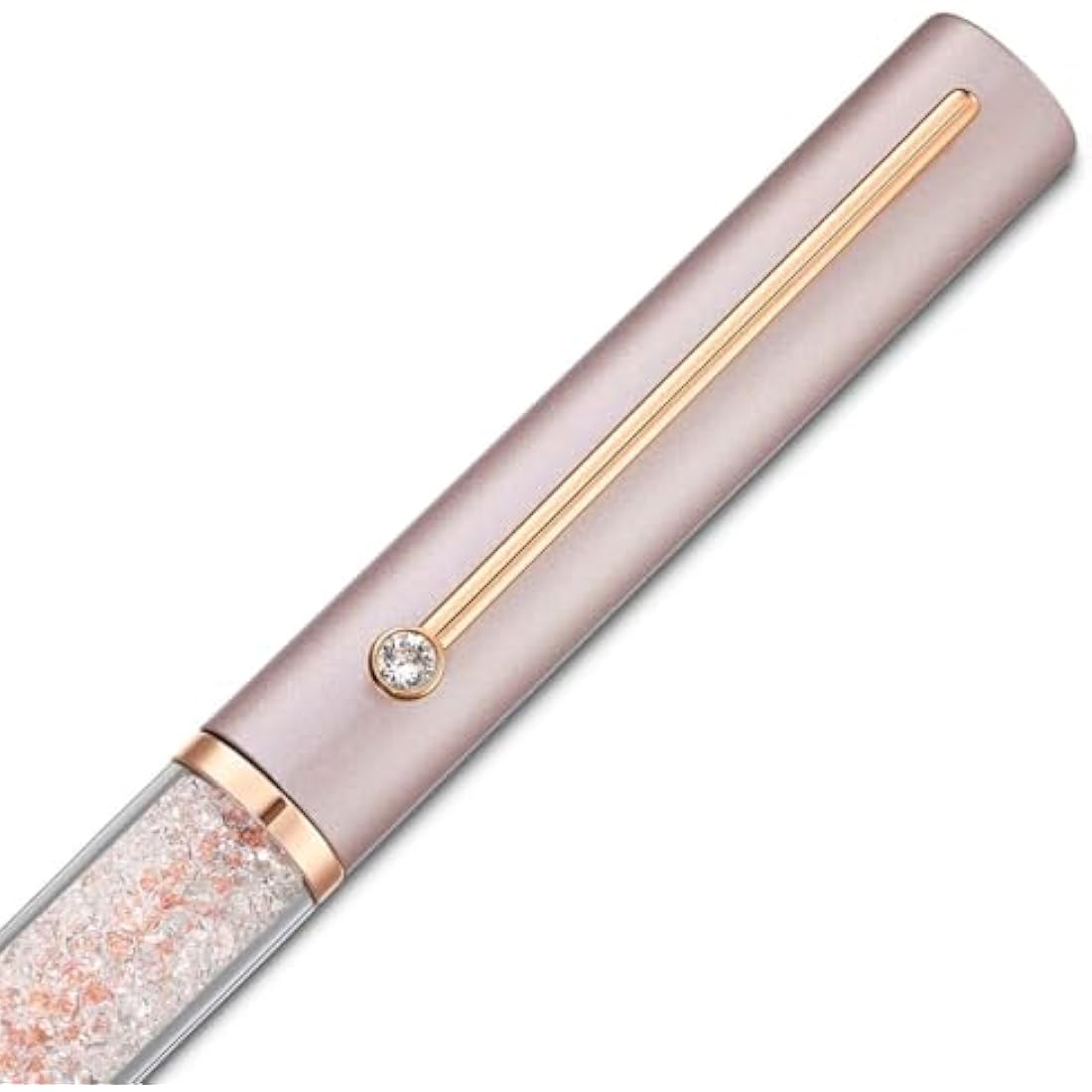 Swarovski Crystalline Gloss Ballpoint Pen – Pink Rose Luxury Stationery