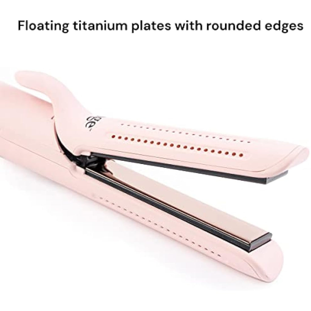 L'ANGE HAIR Le Duo 360° Airflow Styler | 2-in-1 Titanium Flat Iron