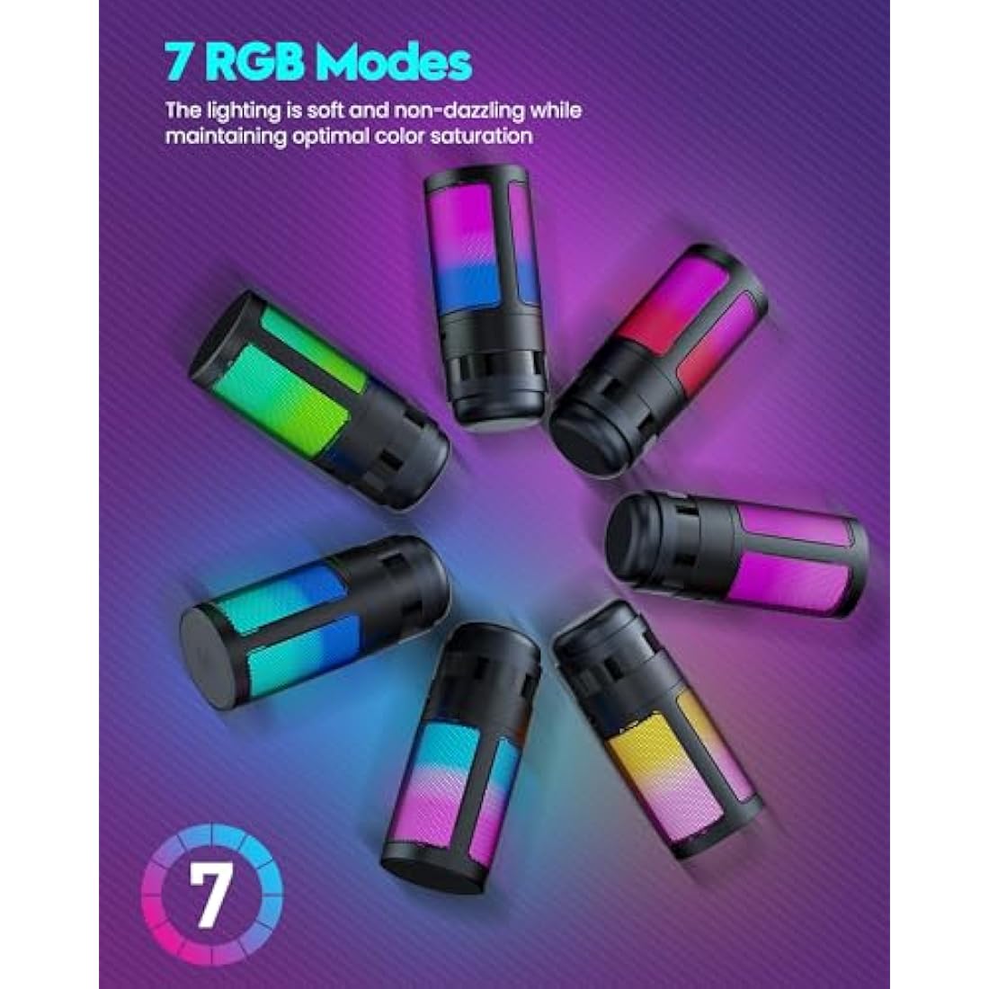Jolof Store RGB Gaming Microphone with Boom Arm – USB Cardioid Mic for PC
