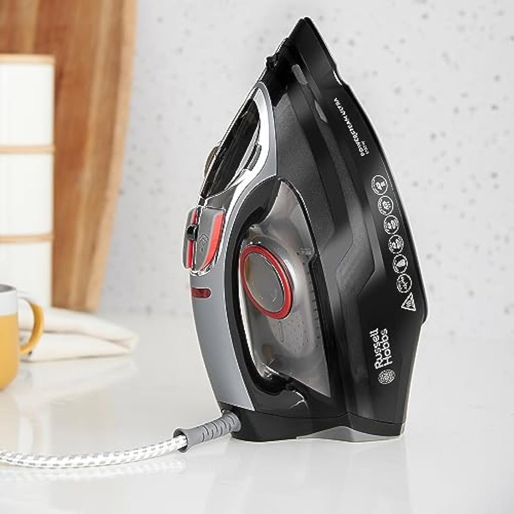 Russell Hobbs Power Steam Ultra Iron | 3100W Ceramic Soleplate
