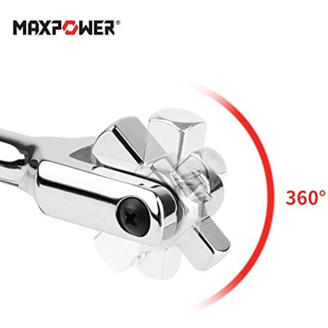 MAXPOWER 2-in-1 Breaker Bar | 1/2" & 3/8" Dual-Drive Wheel Nut Spanner