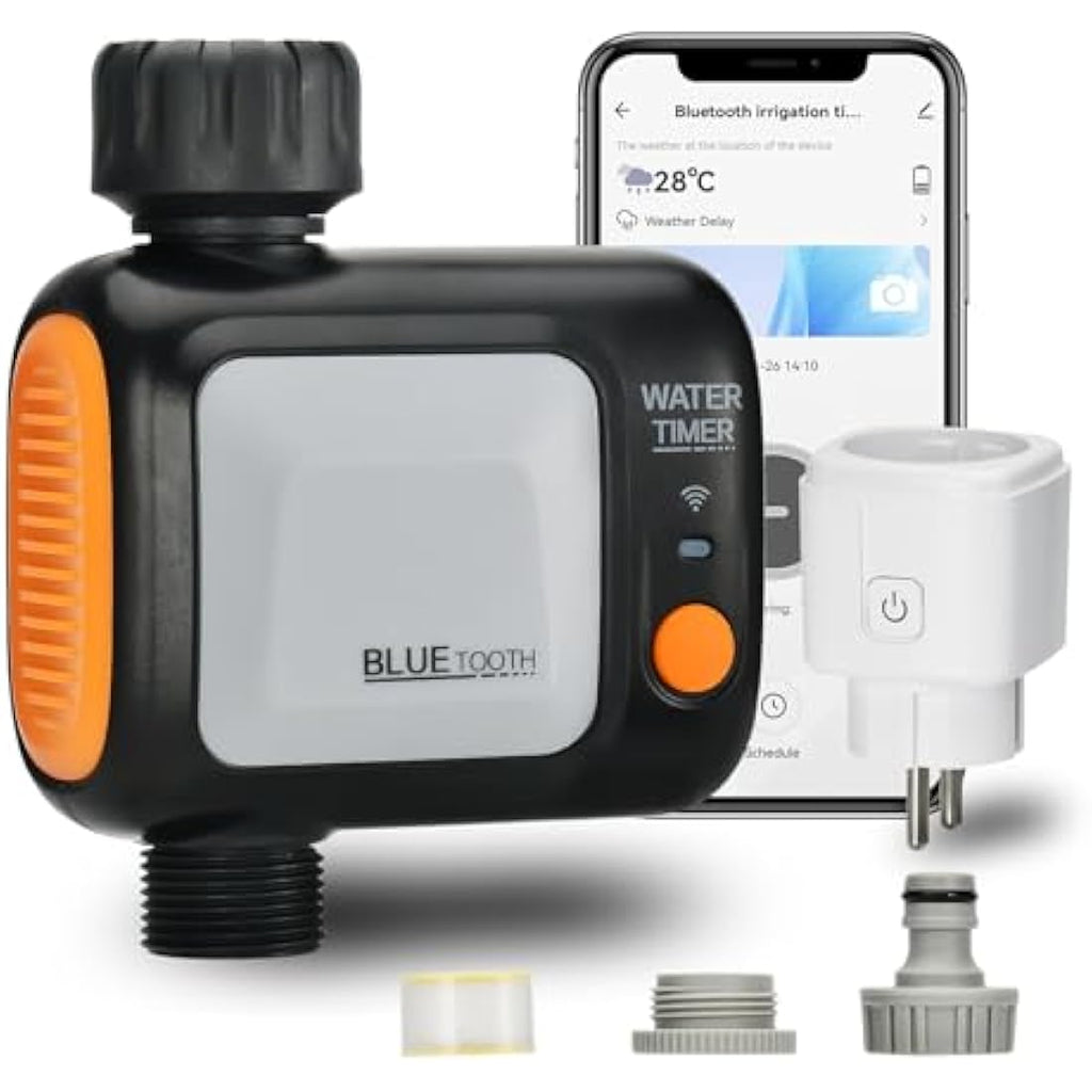 Johgee WiFi Water Timer | Smart Garden Sprinkler Hose Timer with Hub