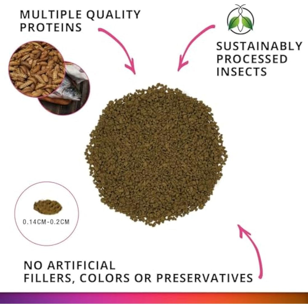 Fluval Bug Bites Colour Enhancing Fish Food | Insect Larvae – 125 g