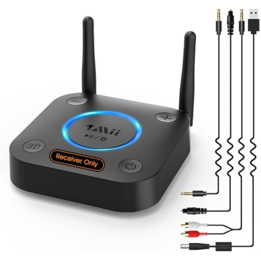1Mii B06 Pro Bluetooth 5.1 Receiver | Long Range aptX HD HiFi Adapter