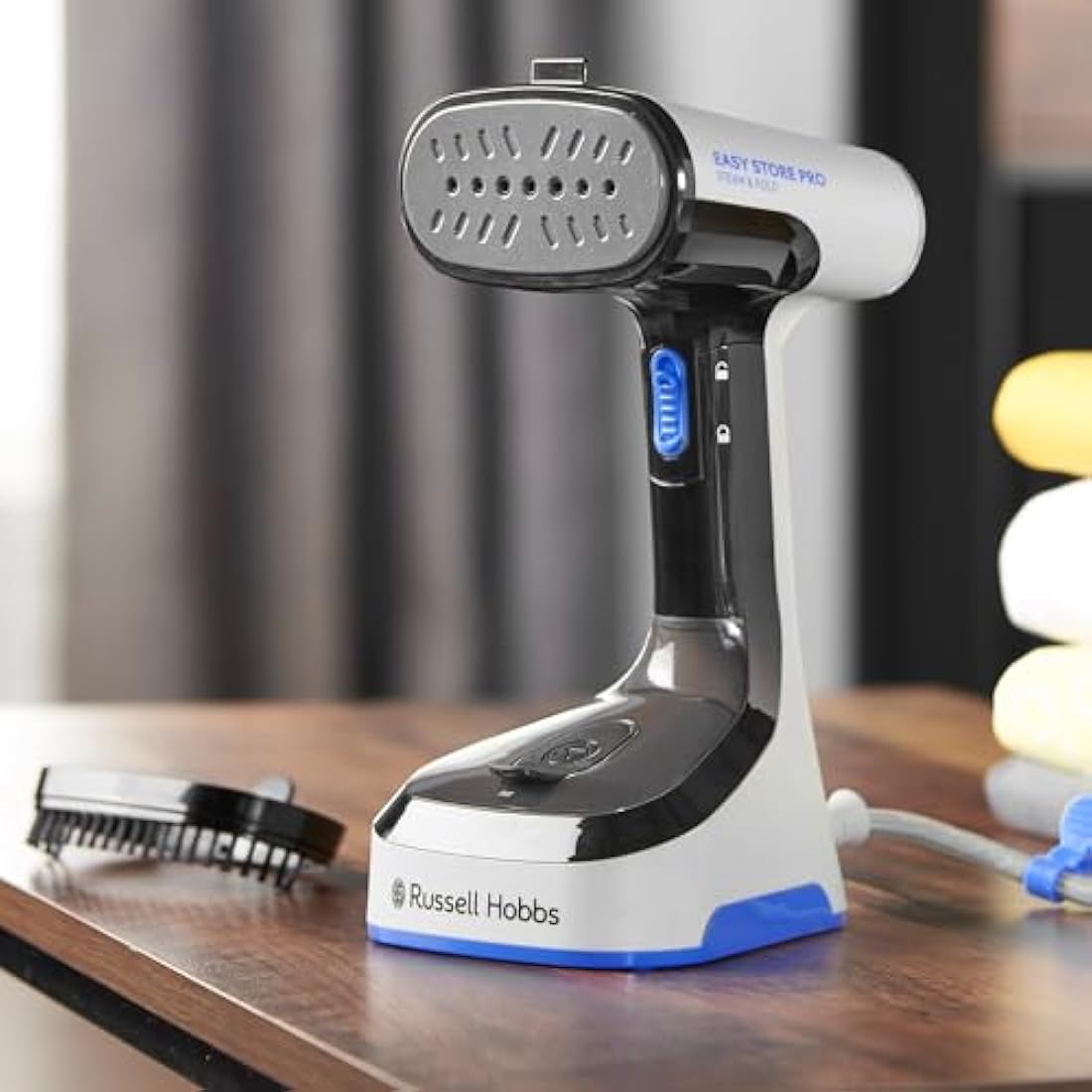 Russell Hobbs Handheld Clothes Steamer | 1500W Foldable Travel Steamer