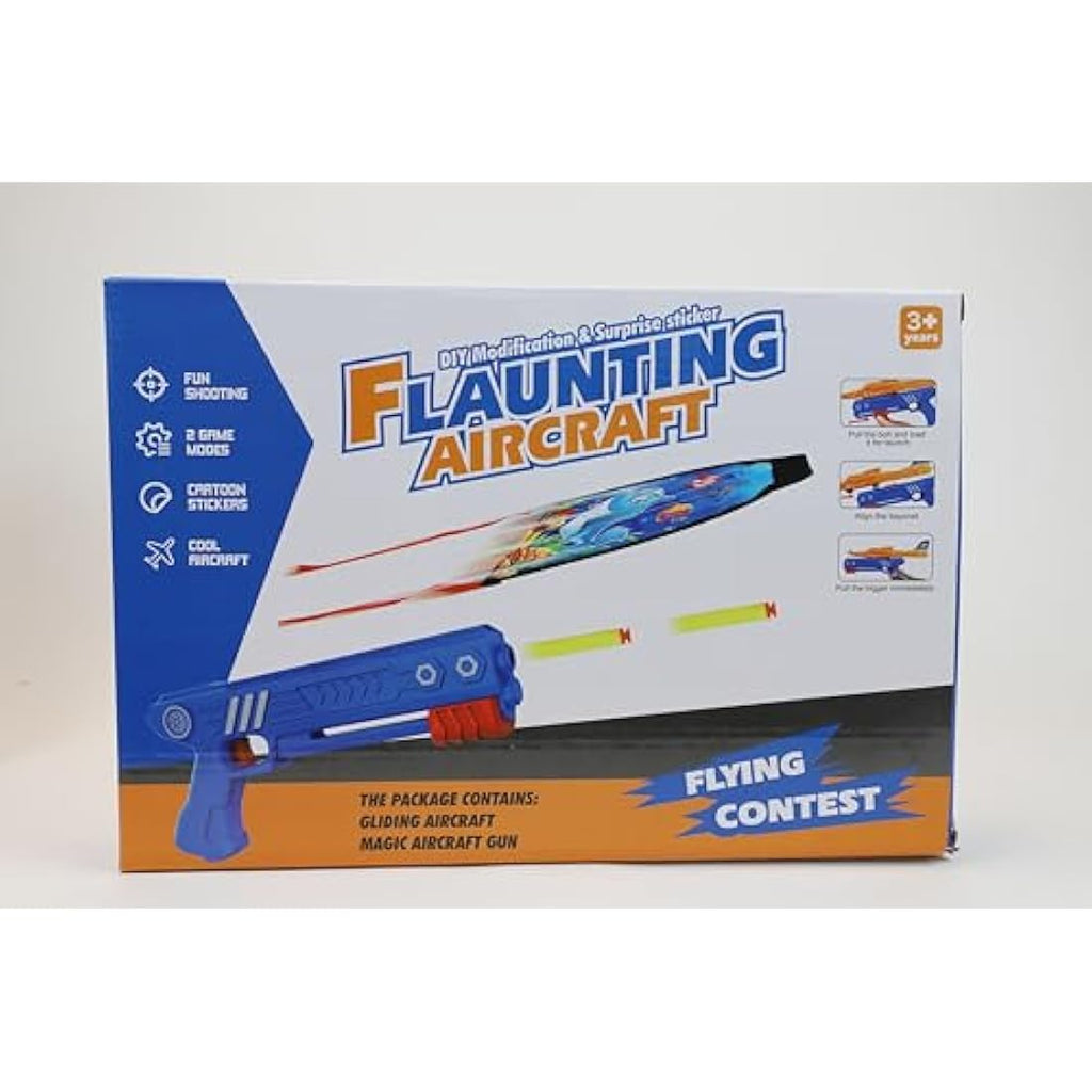 Jolof Store LED Airplane Launcher Toys | 3 Pack Foam Glider Planes