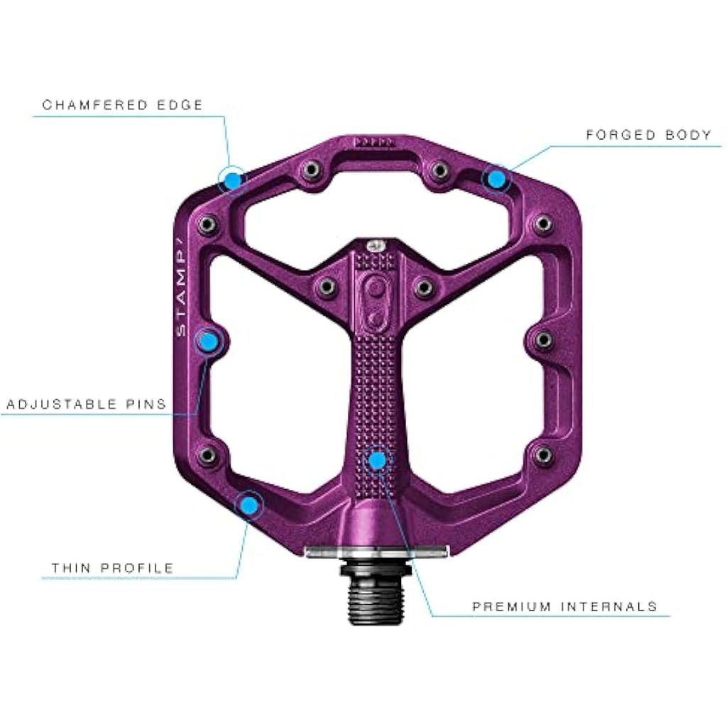 Crankbrothers Stamp Flat MTB/BMX Pedals – Large Composite Platform