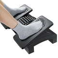 HUANUO Ergonomic Under Desk Foot Rest – Adjustable Height & Massage Roller