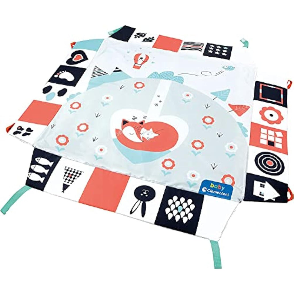 Clementoni Black and White Musical Baby Gym | Sensory Play Mat
