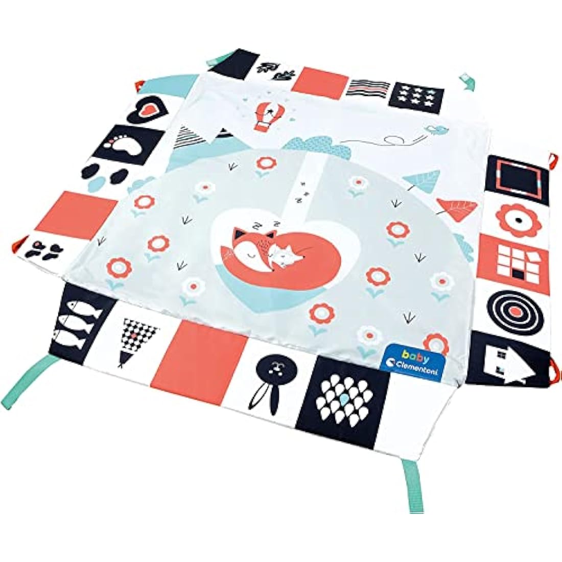 Clementoni Black and White Musical Baby Gym | Sensory Play Mat