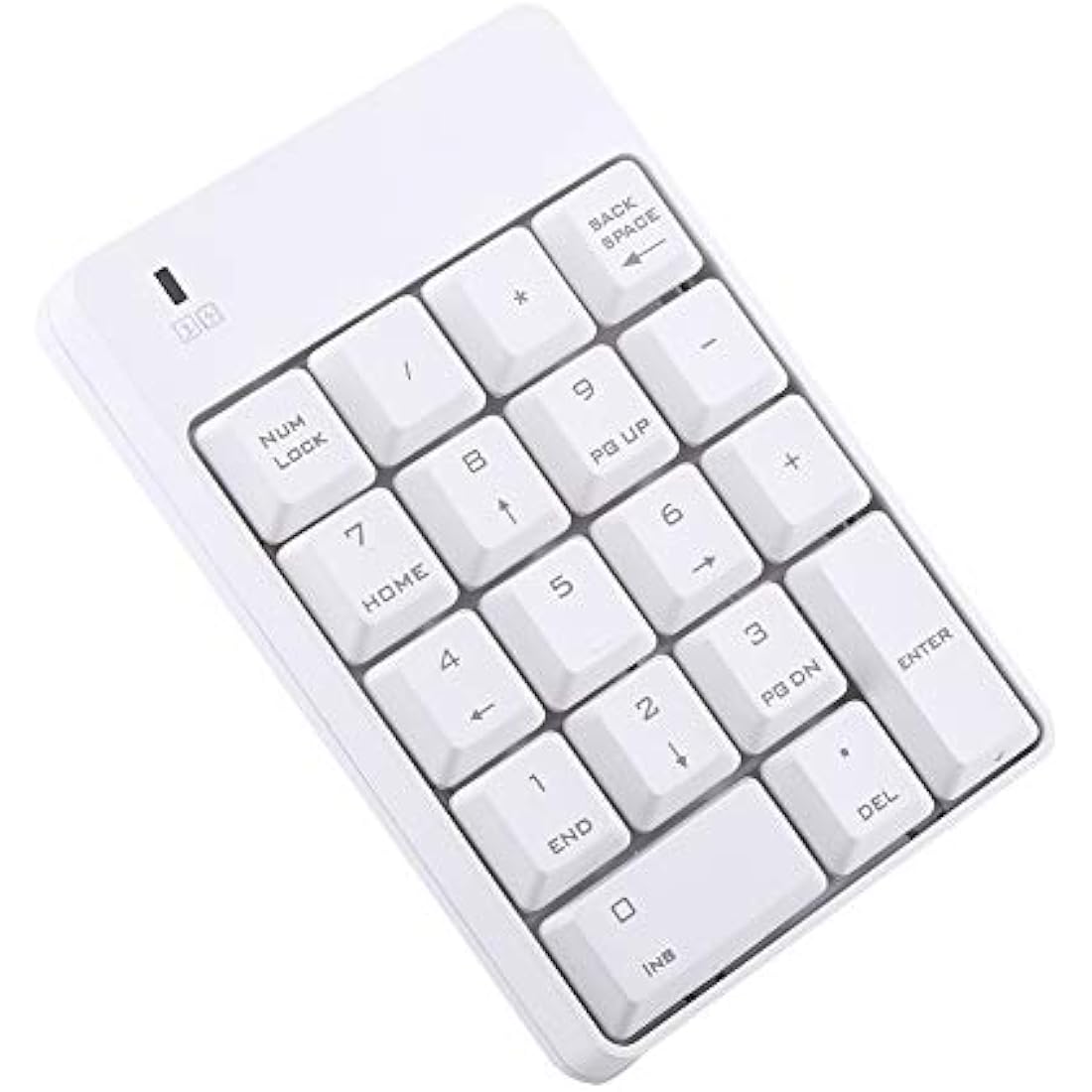VBESTLIFE Wireless Numeric Keypad – 2.4GHz 18-Key USB Numpad for Laptop