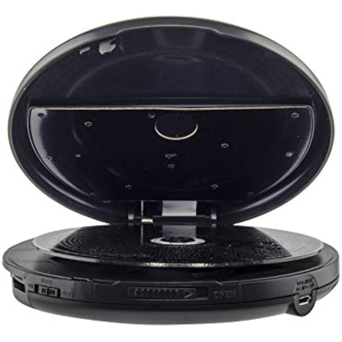 Groov-e Retro Portable CD Player | FM Radio & MP3 Playback – Black