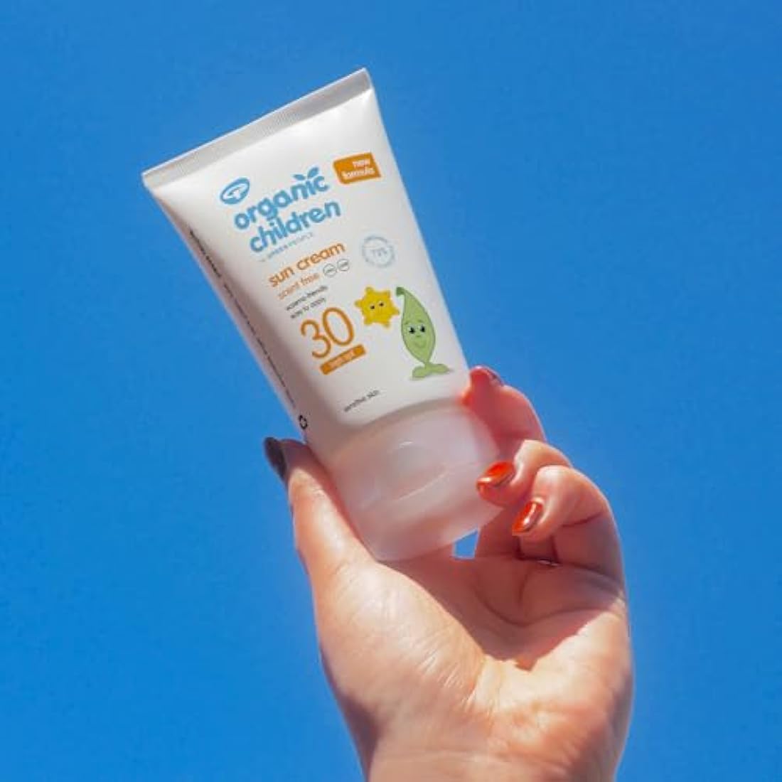 Green People Organic Children Sun Cream SPF30 – Scent Free Vegan 150ml