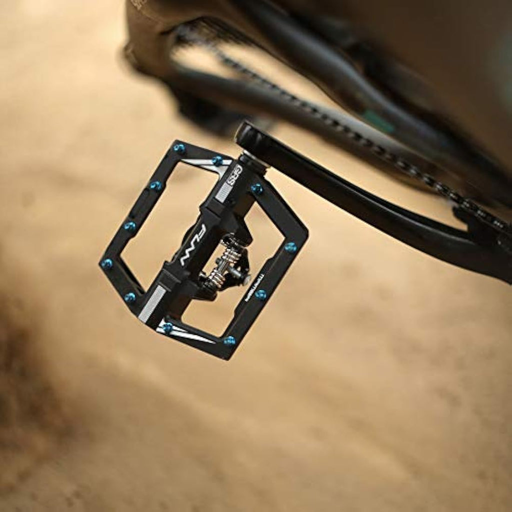 Funn Mamba Single Sided SPD Clipless MTB Pedals - 9/16" CrMo Axle