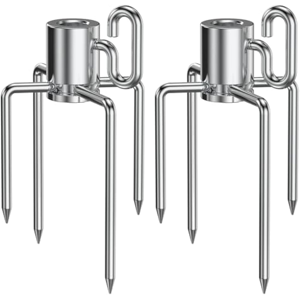 Onlyfire Rotisserie Meat Forks for 12mm Hexagon and 8mm Square Spit Rods