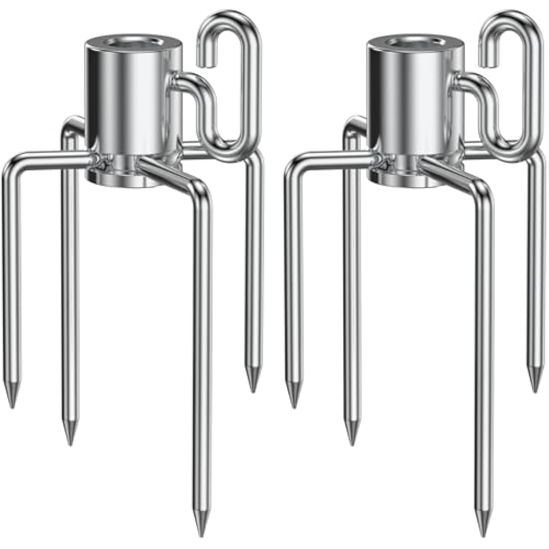Onlyfire Rotisserie Meat Forks for 12mm Hexagon and 8mm Square Spit Rods