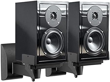 Suptek Dual Speaker Wall Mounts | Tilt & Swivel Brackets for 25kg