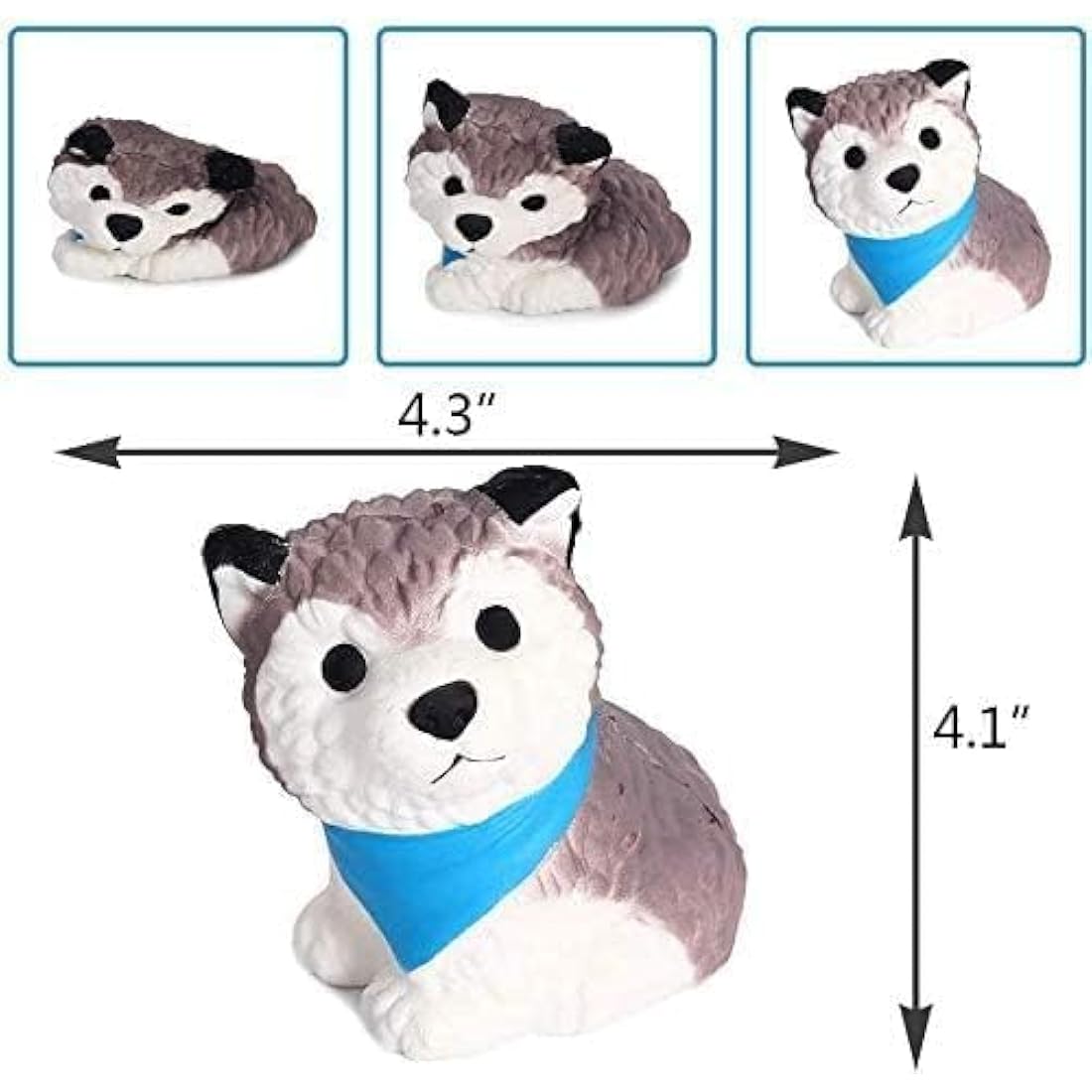Anboor 3 Pcs Dog & Cat Squishies – Scented Slow Rising Stress Relief Toys
