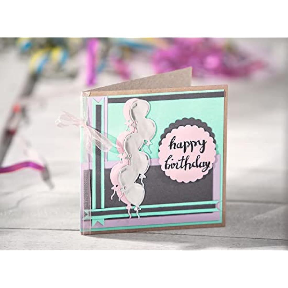 Craft UK 5x5 Kraft Card and Envelope Pack of 50 - Brown Cardstock
