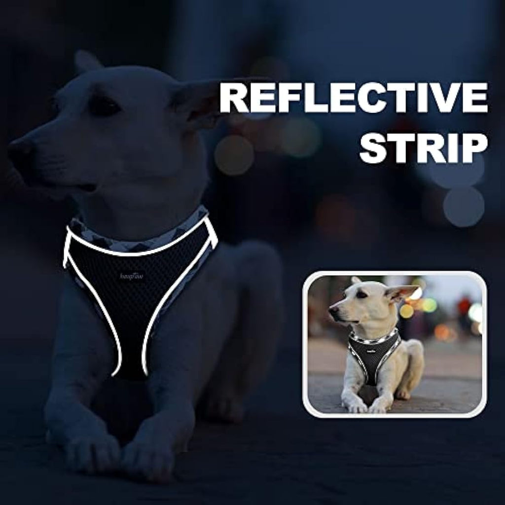 No Pull Dog Harness and Lead Set | Reflective Mesh Vest