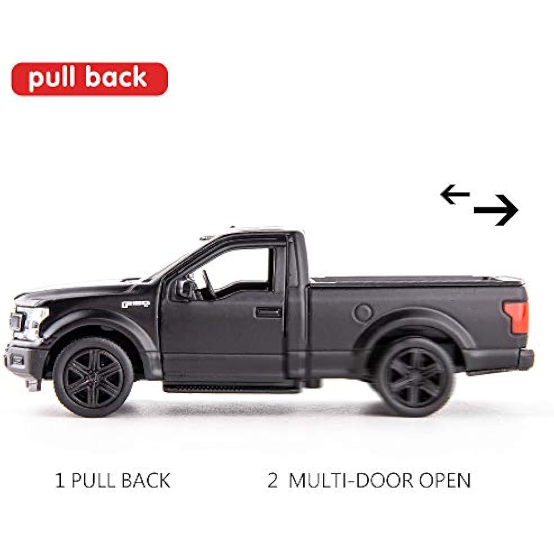 RMZ City Ford F150 Pickup Truck – 1:36 Scale Diecast Pull Back Toy Car