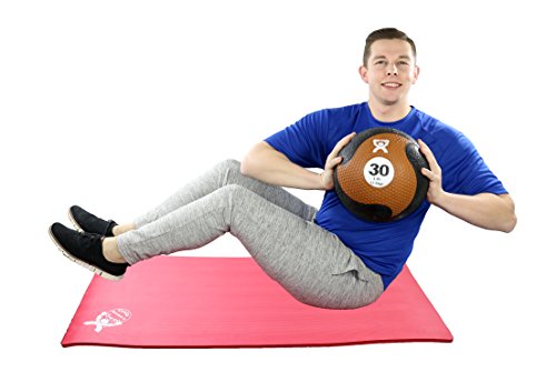 CanDo Medizinball aus Gummi – 13,6 kg Plyoball für Krafttraining
