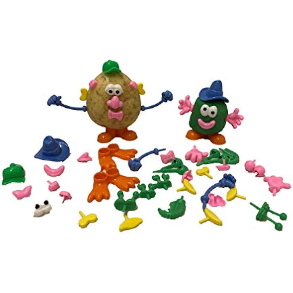 READY 2 LEARN Plastic Dough and Potato People Shapes - 52 Piece Set