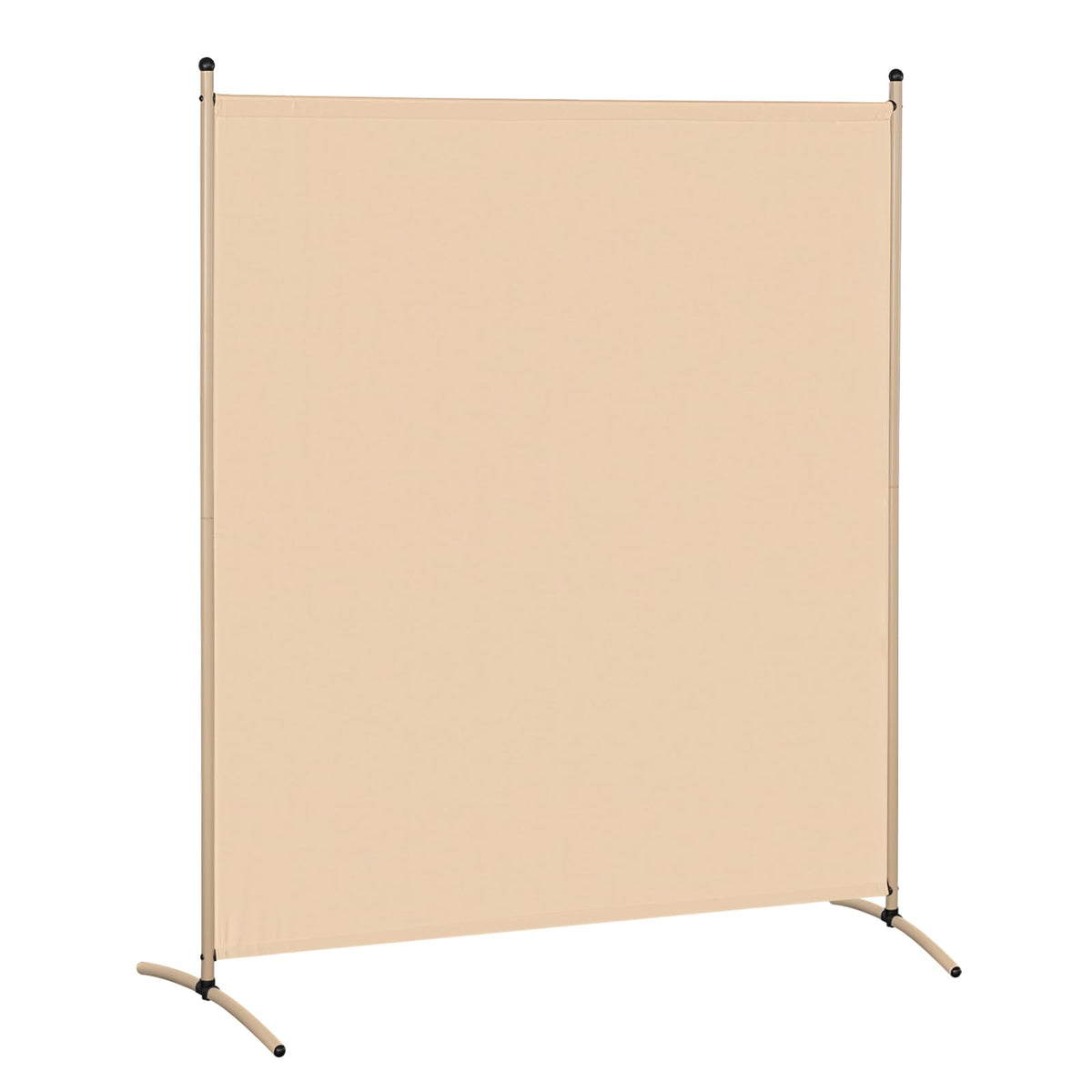 Angel Living 1 Panel Room Divider, Light Beige - image 1