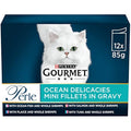 Gourmet Perle Mini Fillets Wet Cat Food - Ocean Fish Selection 48x85g