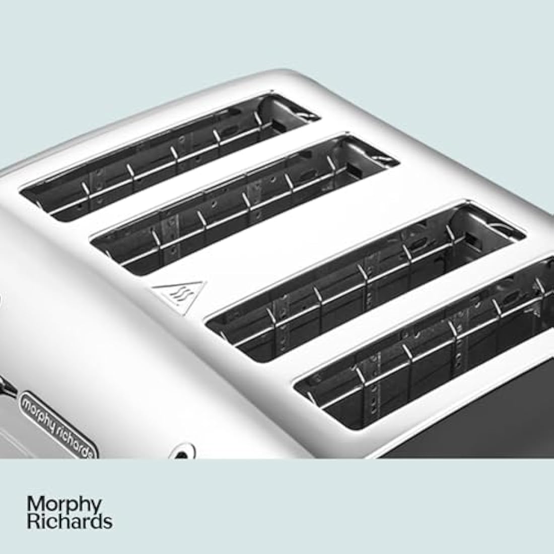 Morphy Richards Venture 4 Slice Toaster – Black with Defrost & High Lift