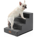 COZY KISS 4-Tier Foam Dog Stairs | Non-Slip Pet Steps for Small Dogs