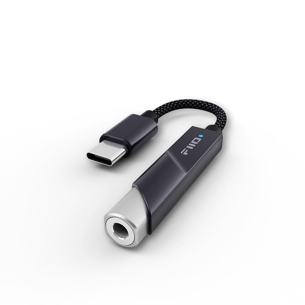 FiiO KA11 USB-C DAC and Headphone Amp – Portable HiFi Audio Adapter, Black