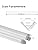 SENXINGYAN V-Shape LED Aluminum Channel with Diffuser, 14-Pack 1m