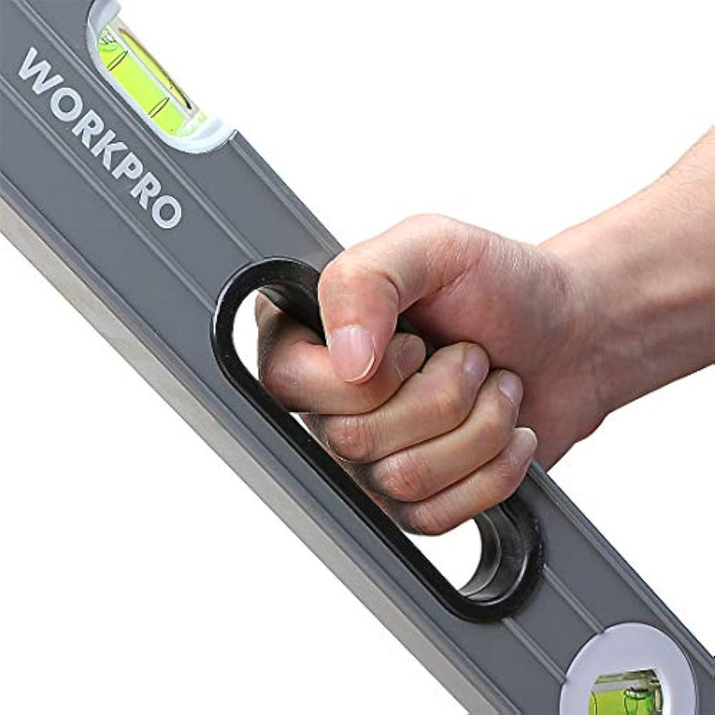 WORKPRO 3-Piece Spirit Level Set (9", 16", 24") – Magnetic Box Beam